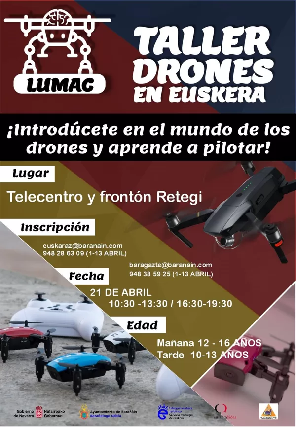 Taller de drones en euskera
